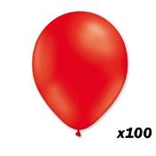 100 ballons rouges 30 cm