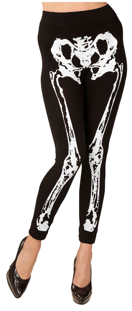 Legging squelette blanc - Taille L/XL