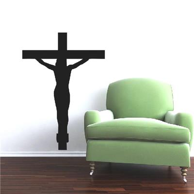 Sticker adhésif crucifix (30 x 42 cm)