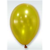 50 ballons métalliques or 30 cm