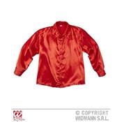 Chemise rouge homme satinée - (40/42)