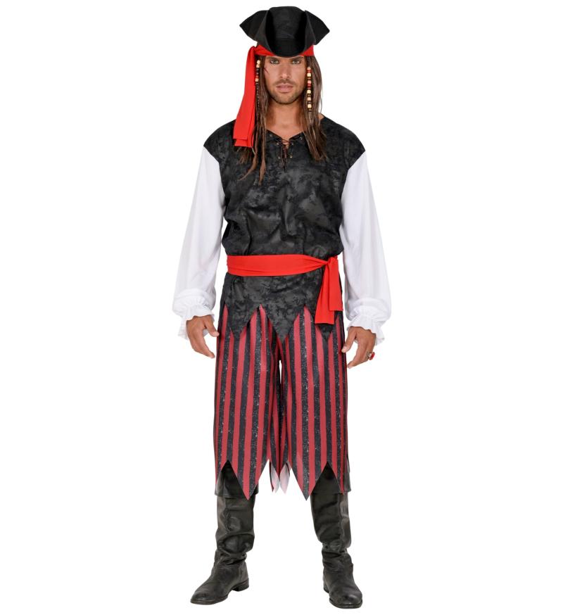 Costume pirate des caraïbes homme complet - Taille M