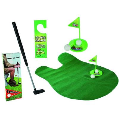 Jeu de golf pour toilette