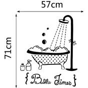 Sticker adhésif déco salle de bain (57 x 71 cm)