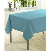 Nappe intisée bleu turquoise en soft imperméable - 1.20 x 2.50 mètres