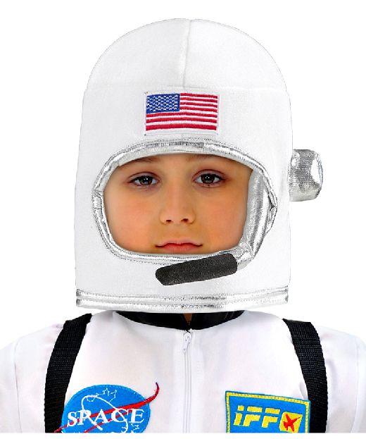 Casque cosmonaute tissu - Taille enfant