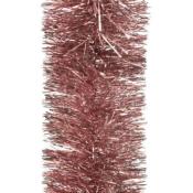 Guirlande chenille rose clair brillant - 2 mètres