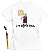 T-Shirt homme 45 ans à dédicacer - Taille M