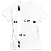 T-shirt blanc créatif - 8/9 ans