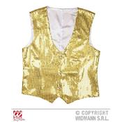 Gilet à paillettes or homme - Taille L