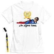 T-Shirt femme 30 ans à dédicacer - Taille M