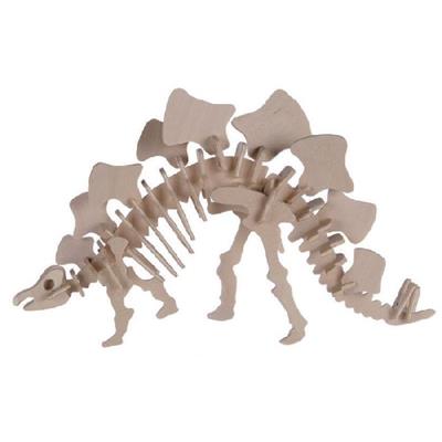Puzzle Bois 3D Stégosaurus -12 x 30 cm