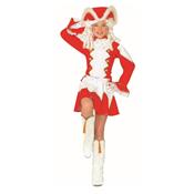 Déguisement majorette rouge luxe - 8/10 ans