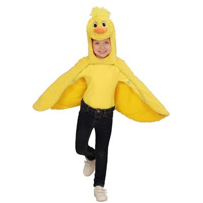 Cape poussin volant peluche - 2/4 ans