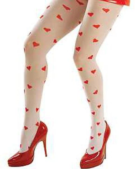Collants Halloween Avec Taches De Sang - Blancs Et Opaques - Taille Unique 110 Cm - Pour Déguisement Effrayant