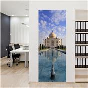 Sticker de porte palais Taj Mahal - 200 x 79 cm