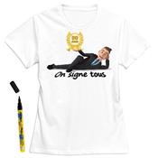 T-shirt homme 50 ans à dédicacer - Taille S