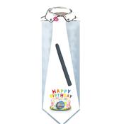 Cravate 60 cm femme happy birthday à dédicacer (stylo inclus) - TU