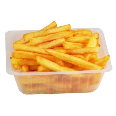 100 barquettes de frites PVC 250 ml