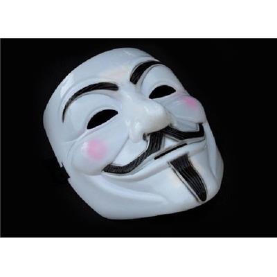 6 Masques Anonymous Rigide (PVC)
