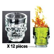 Verres Shooter SKULL 40 ml (12 pièces)