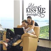 Sticker adhésif kiss me good night (46 x 65 cm)