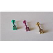 1 Piercing dice stud diamant