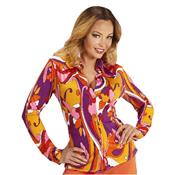 Chemise femme groovy 70's -Taille S/M