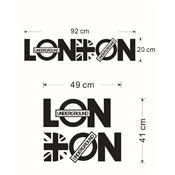 Sticker adhésif créatif London (20 x 92 cm)