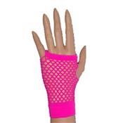 Paire de gants fluo rsilles roses