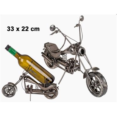 Support bouteille métal moto 33 x 22 cm