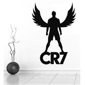 Sticker adhésif silhouette star CR7 (60 X 80 cm)