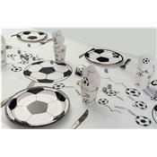 Set de table football (10 assiettes + 10 gobelets + 20 serviettes)