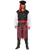 Costume pirate des caraïbes homme complet - Taille M