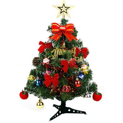 Sapin artificiel 45 cm avec kit décoration inclus