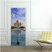 Sticker de porte palais Taj Mahal - 200 x 79 cm