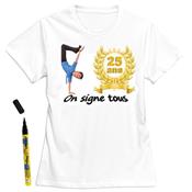 T-shirt homme 25 ans à dédicacer - Taille S