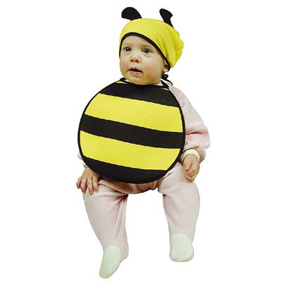 Le bébé Abeille (Bavoir et Bonnet)