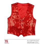 Gilet rouge à paillettes homme - (42/44)