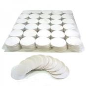 70 gr confettis papier de soie ronds blancs 5 cm -anti-feu