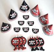 Set pirate enfant cartonné anniversaire/nouvel an -3/8 ans