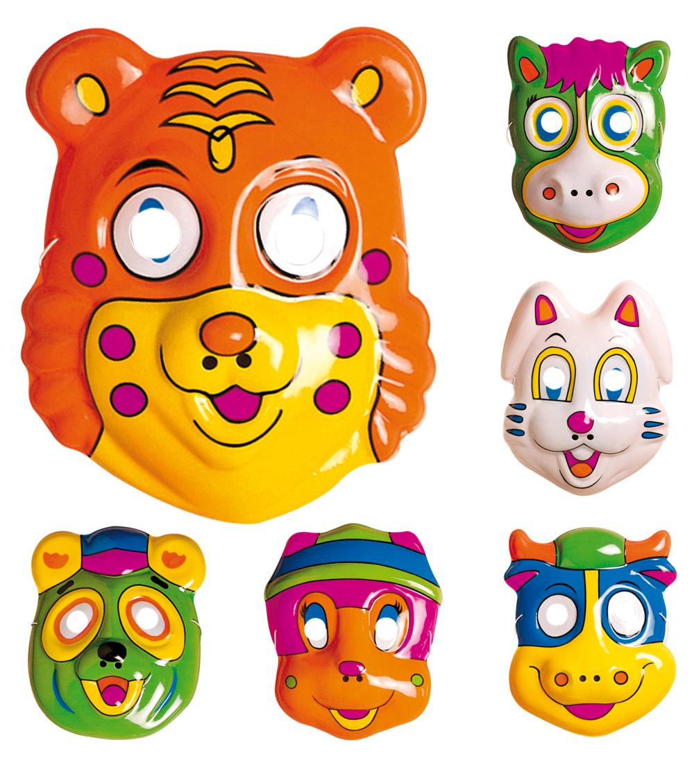 6 Masques animaux fantasy enfant - 3/8 ans