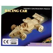 Puzzle Bois 3D Voiture de course F1 - 4 x 15 cm