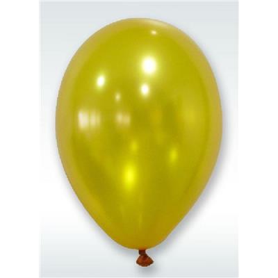 50 ballons métalliques or 30 cm