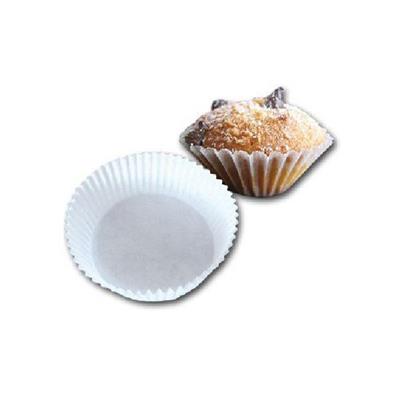 60 Caissettes blanches petits fours 5.5 x 3 cm