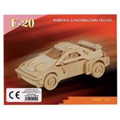 Puzzle Bois 3D Voiture F-20 - 4 x 15 cm