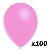 100 ballons rose 30 cm