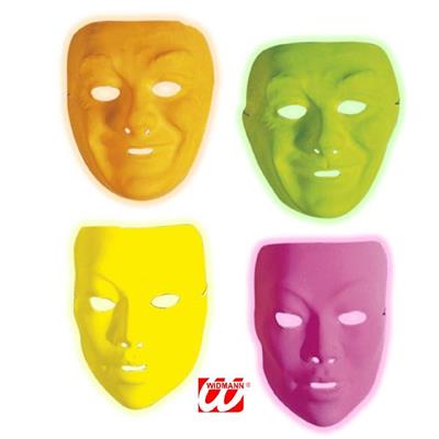 12 masques fluo adulte (4 couleurs)