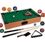 Billard en bois de table complet - 51 x 31 cm