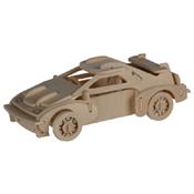 Puzzle Bois 3D Voiture F-20 - 4 x 15 cm